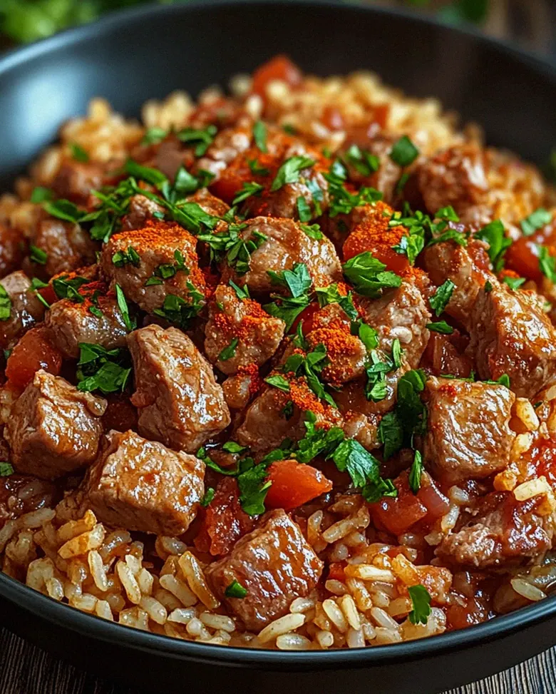 Serbisches Reisfleisch – Schritt 1