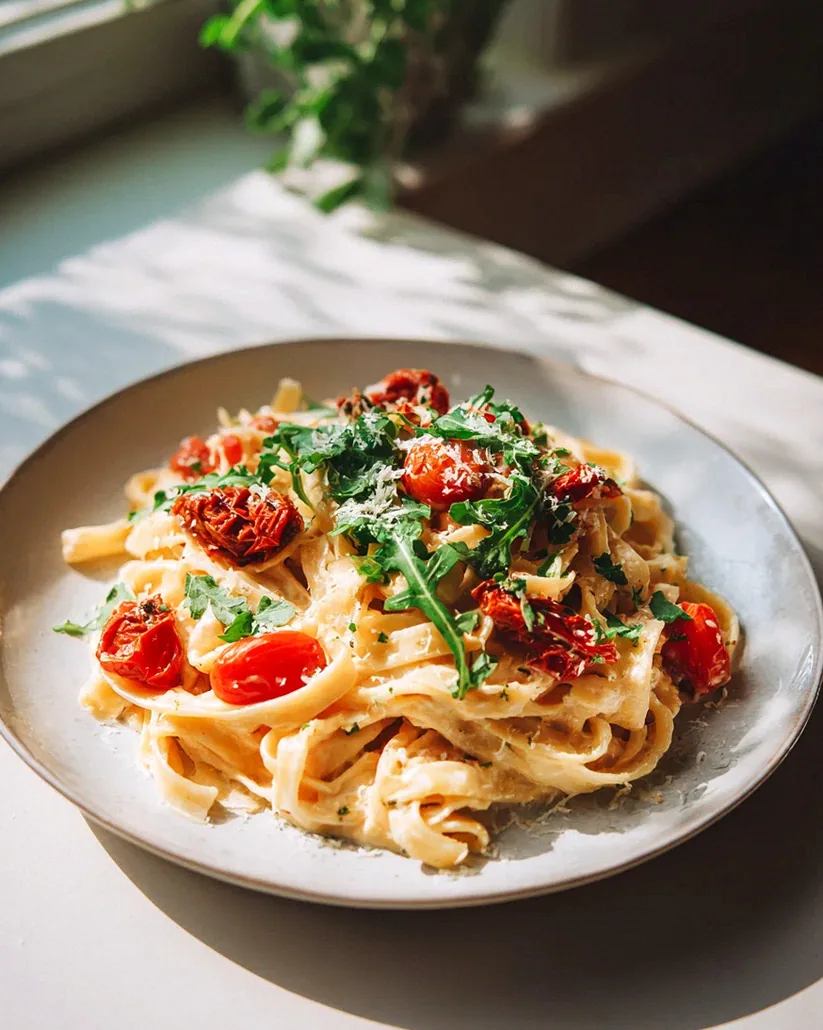Sonnige Vegane Pasta: Cremig mit Getrockneten Tomaten – Schritt 2