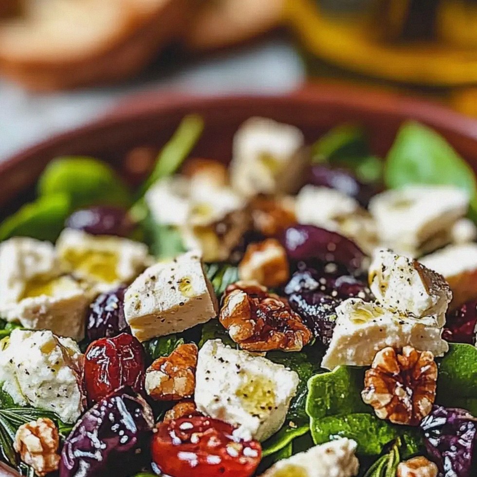 Spinatsalat mit Feta im Greek Style – Schritt 2