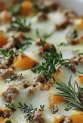 Süßkartoffel Hackfleisch Auflauf Feta für deine Familie