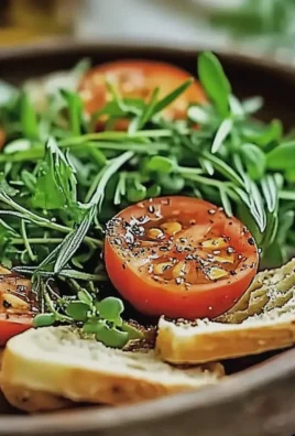 Tomaten Rucola Salat mit Pinienkernen zubereiten