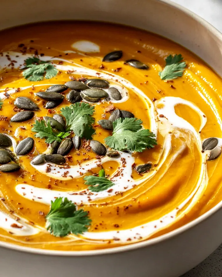 Vegane Kürbissuppe Rezept: Cremig, einfach & lecker zubereitet