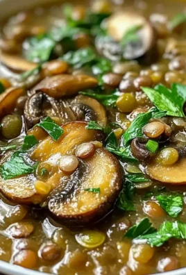 Wärmende Linsen- und Pilzsuppe für gemütliche Abende