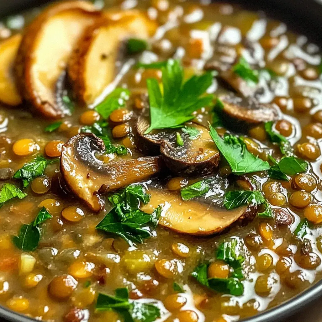 Wärmende Linsen- und Pilzsuppe für gemütliche Abende – Schritt 1